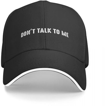 Basecap Don't Talk to Me Baseball Cap Streetwear modische Mütze für Männer und Frauen Geschenk