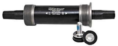 ZHANGSHUMIN Movimento Centrale Perno Quadro Movimento Centrale Bici 100x155/178 120x164 mm ASSE pedivella Foro Quadrato Perno Conico Bici Movimento Centrale MTB(100x178mm)