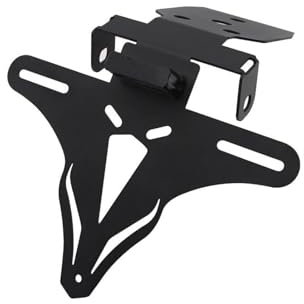 Motorrad-Kennzeichenhalter Motorrad Geändert Hinten Kennzeichen Ordentlich Schlacht Hinten Schwanz Armaturen Für CFMOTO Für 450SS 450SR Für SR450 SS 2022-2024 Kennzeichenträger Set(Black B)