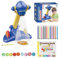 Umllpet Projecteur de dessin pour enfants avec 72 motifs de diapositives - Projecteur de dessin animé Smart Art Sketcher - Jouet pour filles et garçons à partir de 3 ans - Bleu
