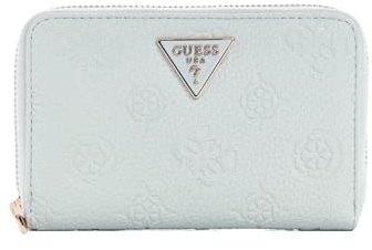 GUESS Cresidia SLG Zip Around Wallet M Powder Blue
