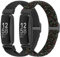 XANS Nylon Geflochtene Armband Kompatibel mit Fitbit Inspire 3/Inspire 2/Inspire/Inspire HR/Fitbit Ace 3/Ace 2, Elastisches Verstellbares Ersatzarmband Dehnbare Weiche Sport Armband für Damen Herren