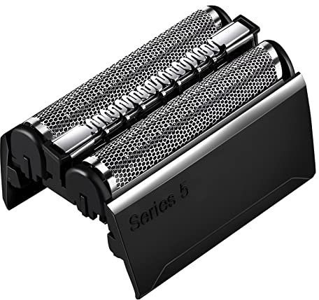 Elektrischer Scherkopf für Braun Serie 5,52B Kompatibel Mit Braun Series 5 Scherkopf,Schwarz Series 5 Elektrorasierkopf Ersatzteil geeignet，Ersatzklingen Folienkopf Zubehör für Rasierapparate (52B)