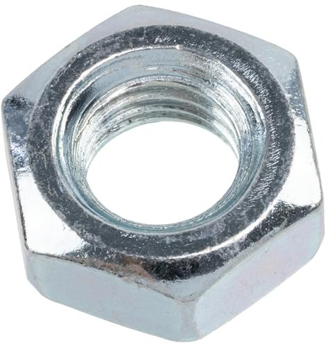 AERZETIX - Set di 60 dadi esagonali M10 con filettatura metrica - acciaio zincato - colore argento - assemblaggi meccanici ed elettronici - progetti fai da te