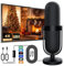 TV Ariels Indoor,560+ Miles Range Indoor TV Aerial with Amplifier Signal Booster,TV aerial for Smart and Older TV's,Digital Aerial Supports 4K 1080P HD Local Channels with 18ft HD Cable