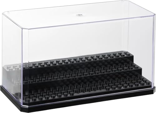 Neuytiky Vetrina per Minifigure, Acrilico Impilabile Modello Vetrina Minifigures Building Block Vetrina, Vetrina Acrilica, Vetrina Antipolvere per Giocattoli