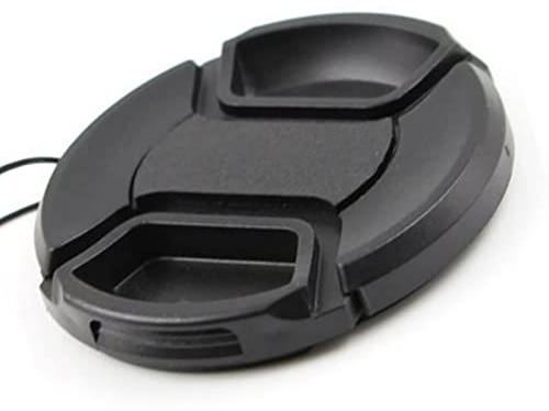 Mumusuki Kamera -Objektivabdeckung Schwarz Abs Schutzuniversal 58 -mm Objektivkappe für Kameraszubehör