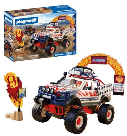 PLAYMOBIL | Cars | Offroad Truck | Geländewagen mit Seilwinde und Brückenplatten | Auto Kinder Spielzeug ab 4 Jahren | 72061