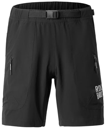 ROCKBROS MTB Hose Radlerhose Radhose Herren, Fahrradhose Kurz mit Magnetbund, Atmungsaktiv Schnelltrocknend Bike Shorts für Mountainbike Radsport Laufen Trekking Wandern