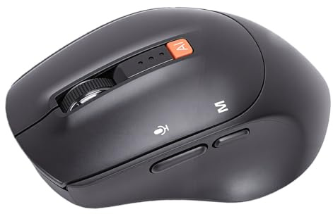 FAUOSWUK AI Smart Mouse Souris sans Fil Bluetooth 5.0 2,4 GHz avec Micro intégré Traduction Voix-Texte en Temps Réel Résumé OCR Écriture AI pour PC Portable Gagne OS X