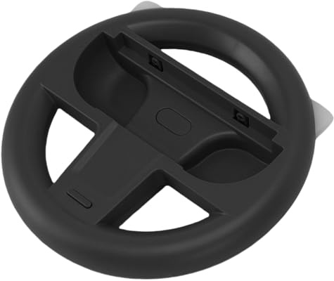 PUSOKEI Volante da Corsa RGB |Rotella del Gamepad Illuminata per Accessori Controller Console 2 (BLACK)