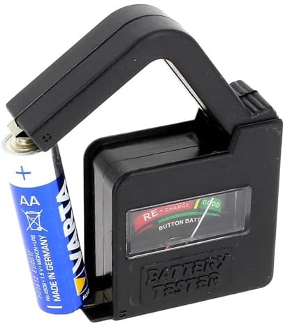 Transmedia Batterie-Tester, AA/AAA/C/D / 9V-Block NB1L