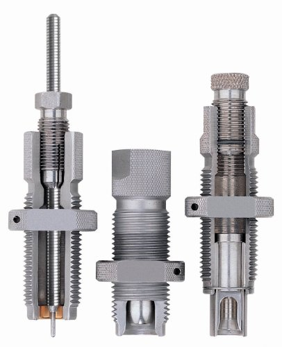 Hornady Unisex-Erwachsene 546555, Serie II, 3-teiliges Set, .45, automatische Verjüngung, Silber, Auto