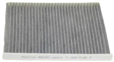 PURFLUX AHC282 Innenraumfilter Pollenfilter Aktivkohlefilter Höhe: 20 Breite: 191 Länge: 239 Kompatibel mit FORD Fiesta Mk6 Schrägheck JA8, JR8 Fiesta Mk7 Schrägheck Puma SUV B-MAX JK ECOSPORT