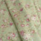 Stilvoller Vintage Stoff mit Blumenprint, Altrosé mit salbeigrünem Hintergrund, Baumwollgewebe, Popeline – Meterware