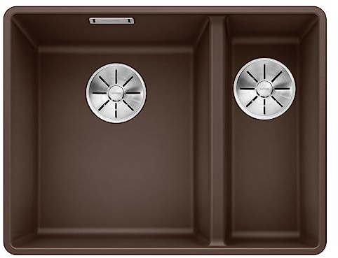 BLANCO 523573 Fregadero Cocina, café, 340/160mm