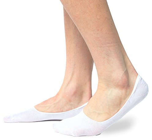 Ciocca Fantasmini con Tallone e Bordo Antiscivolo in Cotone Traspirante - calzini 6/12 Paia - Tre Taglie [063_002_II_12]