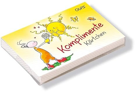 Oups Kärtchenbox: Komplimente Kärtchen