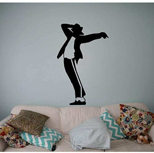 BKDPW Michael Jackson Tänzer Vinyl Wandtattoo Pop Art Dekoration Musik Home Interior Design, Tanz Street Dance Wand 42X66Cm