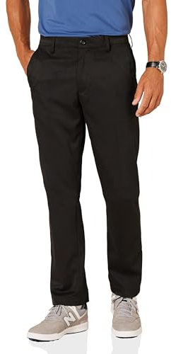 Amazon Essentials Pantalon de Golf Stretch Coupe Droite Homme, Noir, 30W / 30L