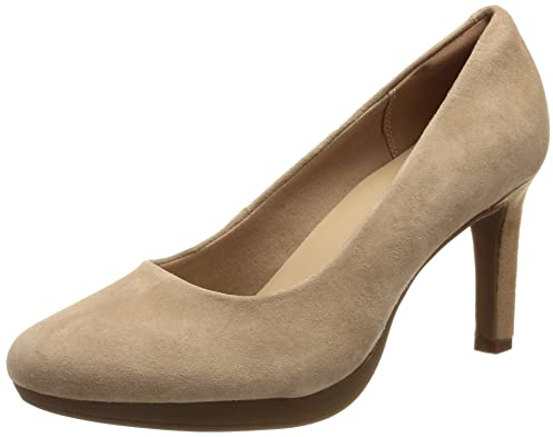 Clarks Damen Ambyr Joy Pump, Praline Suede, 38 EU