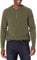 Amazon Essentials Men's Regular-Fit Long-Sleeved Henley Shirt (Available in Big and Tall), Olive Heather, XXL Plus Tall