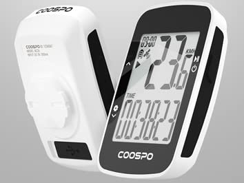 COOSPO BC26 Fahrradcomputer, GPS, Bluetooth, kabellos, mit Geschwindigkeitsalarm, 2,3-Zoll-LCD-Display, IPX7, wasserdicht, für Rennrad, MTB, Fahrrad