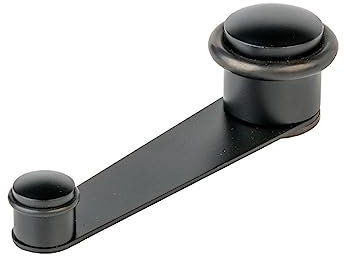 AZERODESIGN- Topes para Puertas Suelo -Retenedor Puerta -Protector Suelo-giratorio - Protector Puertas -Retenedor Sujeta Puertas -Puertas de hasta 50mm- color Negro