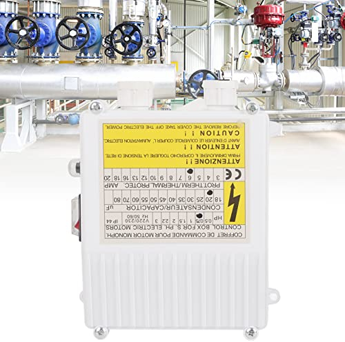 Steuerkasten für Tauchwasserpumpe Eingebauter Steuerkasten für Wärmeschutz-Wasserpumpe (550W EU-Stecker 220V)