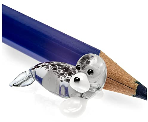 SIKORA 14XS Mini Glasfigur Robbe L ca. 2,0 cm