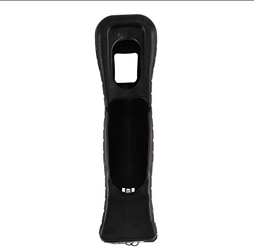MotionPlus Sensor Adapter, Case Cover für Wii Wii Remote mit Silicon Motion Remote Controller Schwarz (Schwarz)