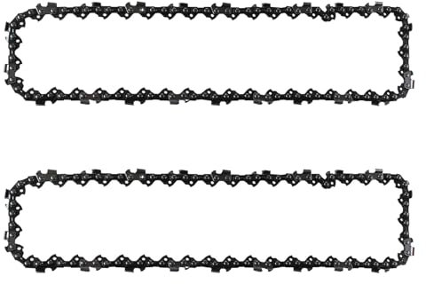 AAAQQ 12 Inch Chainsaw Chain for Sun Joe SWJ698E 9A Electric Chain Saw Replacement Chain for Greenworks 40V 20262 20292 Chainsaw - 3/8 -.050 - 45 DL(2 pcs)