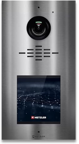 Metzler VDM10 2.0 modulare Video Türsprechanlage Edelstahl - LAN POE - Türklingel mit HD-Kamera, 1-500 Parteien Sprechanlage - Ein- und Mehrfamilienhaus, Smartphone App | Horizon
