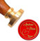 Benutzerdefinierter Name Wachssiegel,Personalisiertes Logo-Design Hochzeit Zubehör Wachs Holzgriff Messing Kopf Siegel Stempel Privatsphäre Vintage Rass Kopf Siegel Für Einladung Diy Geschenk,