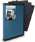 Dunwell 30,5 x 45,7 cm Kunst-Portfolio-Ordner mit schwarzem Montagepapier (blau), großer Portfolio-Ordner für Kunstwerke, 24 Hüllen Display 48 Seiten, 30,5 x 45,7 cm Präsentationsbuch, säurefreies