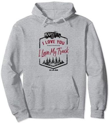 Ich liebe meinen Ram Truck Pullover Hoodie