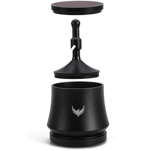 Knodos Coctelera ciega de 58 mm, embudo de taza dosificadora de café, anillos dosificadores de aleación de aluminio, accesorios de herramientas de desagrupamiento y distribución