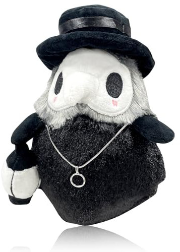 Doktor Plüsch, Doctor Plüschtier, 20cm Luminous Plush Toy Halloween Kuscheltier Luminous Plush Stuffed Cosplay Doll Soft Lovely Couple Doll Party Dance Props for Home Collection