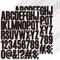 10 Blatt Buchstaben Aufkleber, 490 Stück Buchstaben Zahlen Aufkleber 5cm Klebebuchstaben Groß Selbstklebend Wasserfeste Vinyl Sticker für Scrapbooking,Grußkarten,Briefkasten,DIY Dekoration (Schwarz)