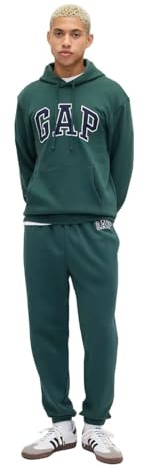 GAP Men's Logo Fleece Joggers, Deep Hunter 505, Medium