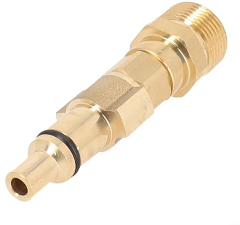 Kit adattatore per idropulitrice, adattatore a baionetta per lavor compatibile con Parkside, filettatura M22, 160 bar, 30 l/min, connettore in ottone