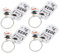 Zerodeko 4pcs Grad Cap Key Ringe 2025 Abschlusssaison Präsentieren Sie Ein Einzigartiges Abschluss Für Studenten Titanium Steel Party Gefällt Mir Geeignet Für Taschen Und Brieftaschen