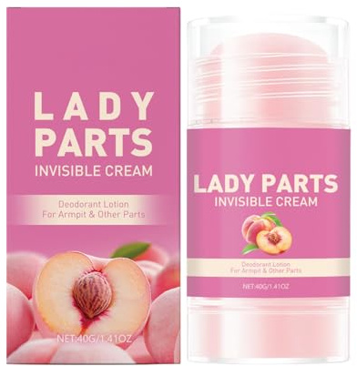 ccuzs Peach Scent, Armpit Deodorizer, Sweat Control, Long Lasting Freshness Natural Antiperspirant Ideal for Womens Summer Heat Use, 1.5x1.5x3.07 Inches