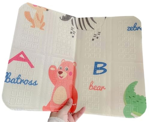 Folding Stadium Seat Cushion, Waterproof Sit Pillow, 11.8x15.8 Inches Cotton Outdoor Chair Padding, Cute Foldable Cushion, Comfortable Portable, for Camping and Gaming