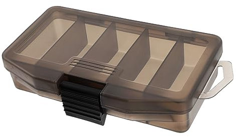 Toddmomy 1 Satz Köderbox Fisch Klein Haken Völlig Groß Kästen Für Angelausrüstung Angelköderbehälter Organisator Für Angelköder Aufbewahrung Von Angelgeräten Plastik Dunkelgrau 2 Stück