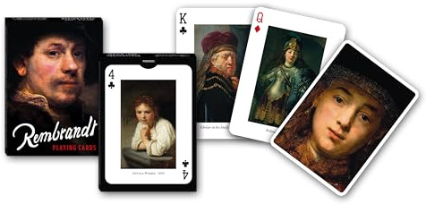 Piatnik 173813 - Rembrandt Kartenspiel mit 55 Blatt