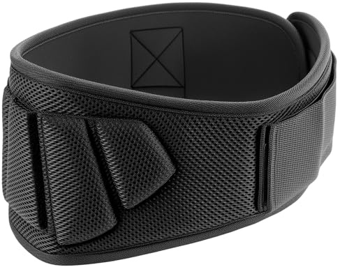 QWORK® Gewichthebergürtel Fitness-Gürtel für Bodybuilding, Krafttraining und Gewichtheben - Unisex Trainingsgürtel für Damen und Herren