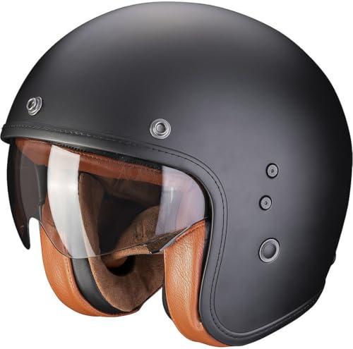 Scorpion Belfast Evo Luxe Jethelm, schwarz matt, 2XL (62/63)