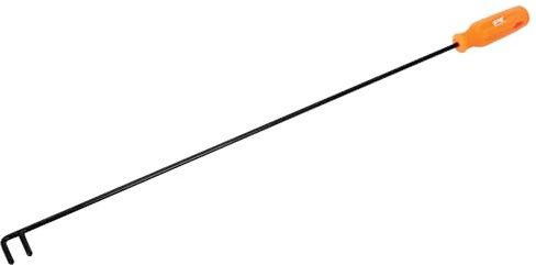 Performance Tool W84012 Pro Style Long Reach Belt Hook Tool for Serpentine, V, and Timing Belts - 29-Inch Length, High Visibility Orange Handle