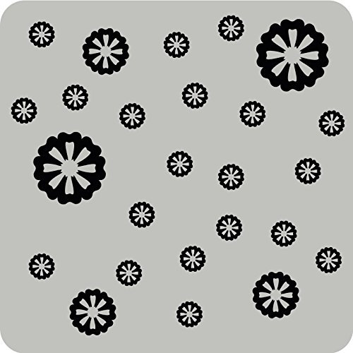25 Blumen-Aufkleber zur Dekoration von Autos, Motorrädern, Fahrrädern und allen anderen Fahrzeugen